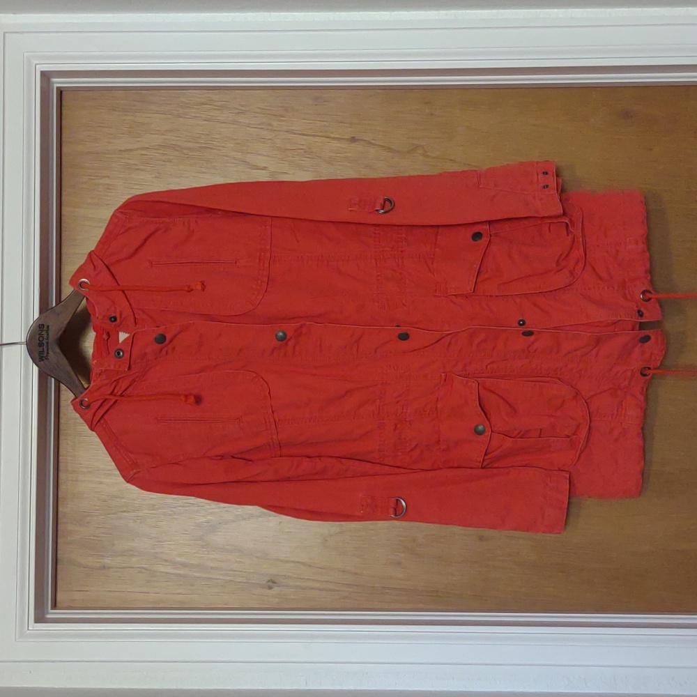 Eddie Bauer Burnt Orange Utility Jacket